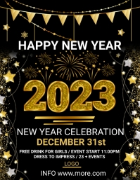 New Year Flyer Template | PosterMyWall