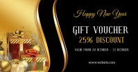 New Year Gift Voucher Facebook Shared Image template