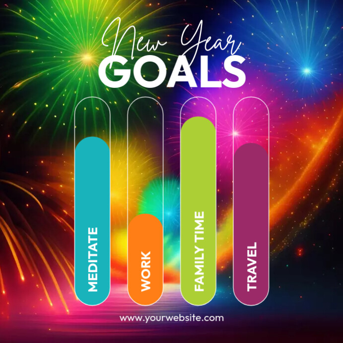New Year Goals Ad Template PosterMyWall