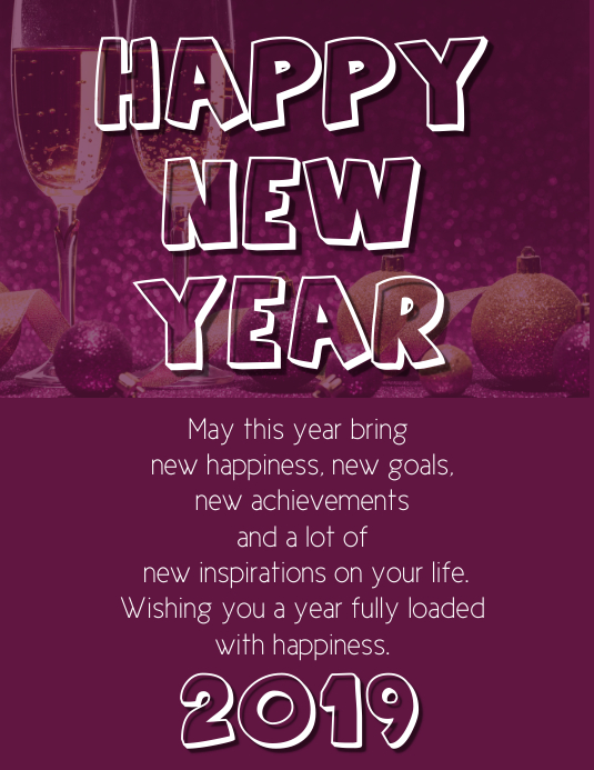 new year greeting cards Template | PosterMyWall