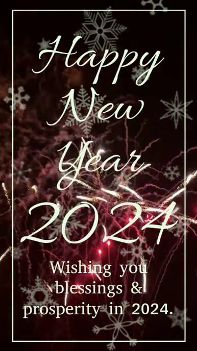 New Year Instagram Reel template