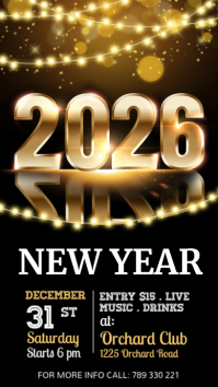 new year instagram story, new year, 2026, new year 2026 template