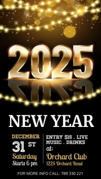 new year instagram story, new year, 2025, new year 2025 template