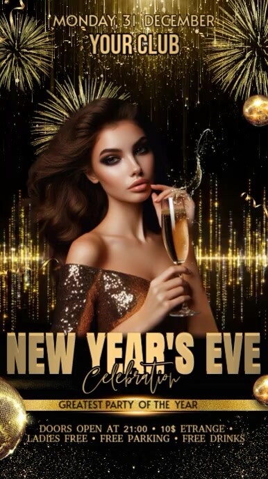 New Year Instagram Story template