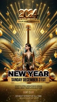 NEW YEAR INSTAGRAM STORY TEMPLATE