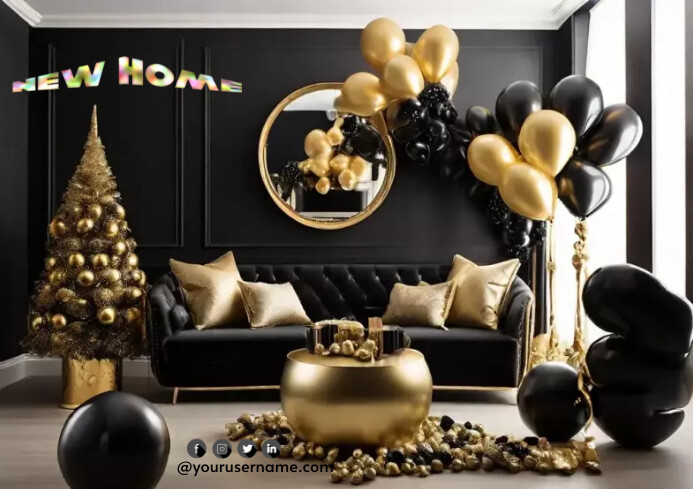 New Year Interior design Template | PosterMyWall