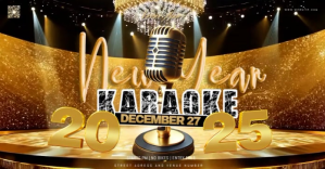 Sort New Year Karaoke Event Obraz udostępniany na Facebooku Template