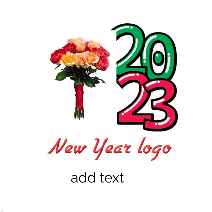 New year logo design template. | PosterMyWall