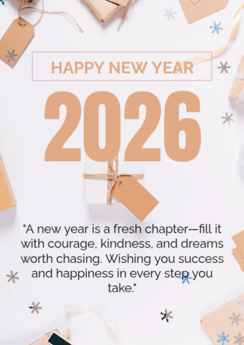 new year message Template | PosterMyWall