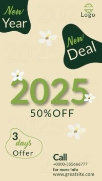 New year new deal video Instagram-Reel template