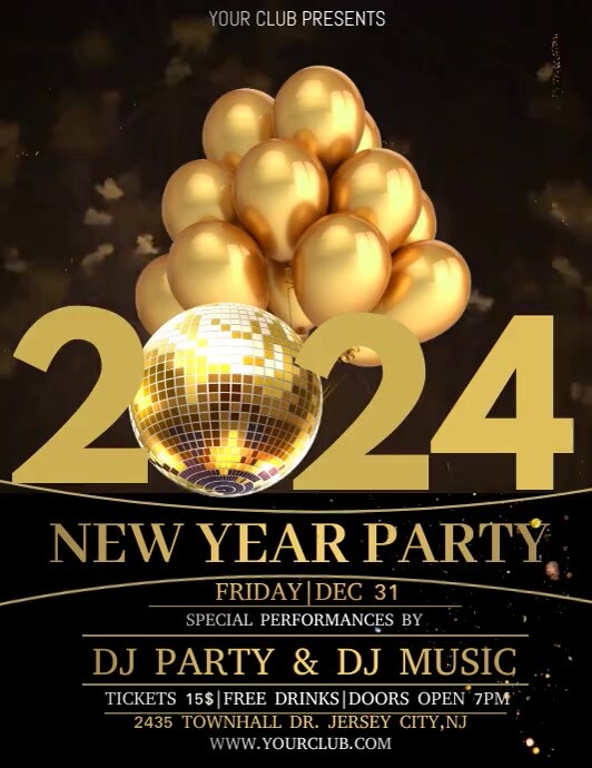 New Years Eve Party Jersey New Year Party New Year S Eve Video Template Postermywall New Years Eve Party Jersey New Year Party New Year S Eve Video Template Postermywall