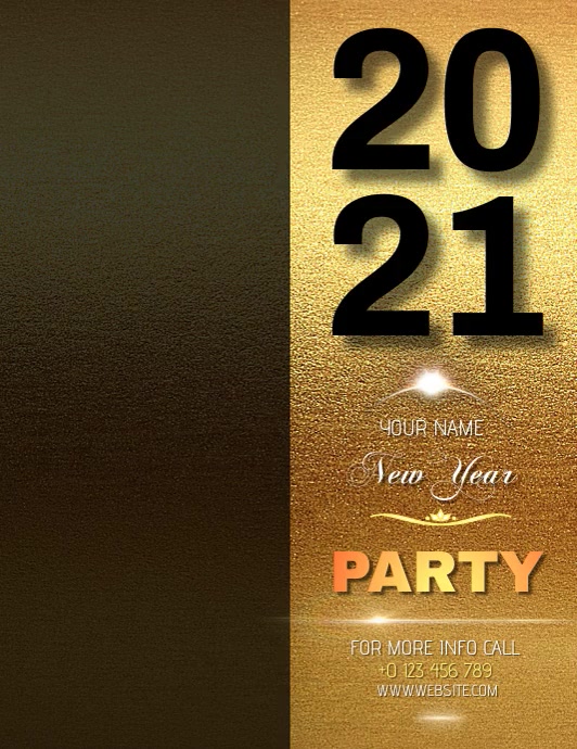 Copy of NEW YEAR PARTY ad template | PosterMyWall