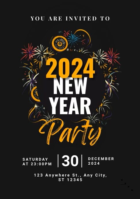 New Year Party Template PosterMyWall