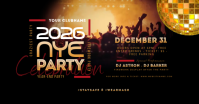 New Year Party Facebook Shared Image template