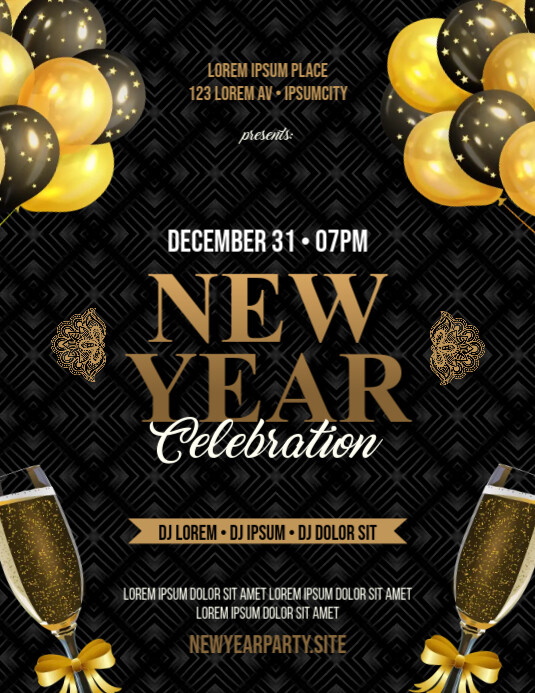 NEW YEAR PARTY FLYER Template PosterMyWall NEW YEAR PARTY FLYER Template PosterMyWall