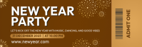 New Year Party Ticket Event Koptekst e-mail template