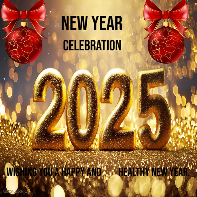 NEW YEAR POSTER\ template