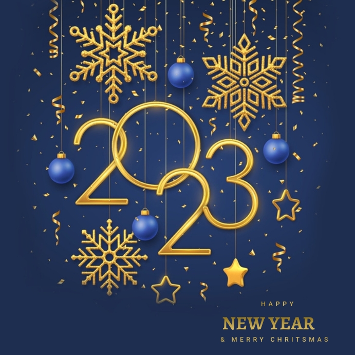 NEW YEAR POSTER template