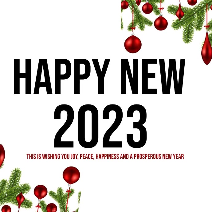 New year poster template