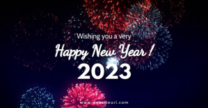 New Year Poster Template ภาพที่แชร์บน Facebook