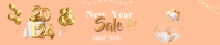 New Year Sale 2024 Soundcloud-banier template