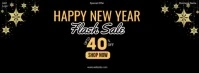 new year sale ad facebook cover photo template