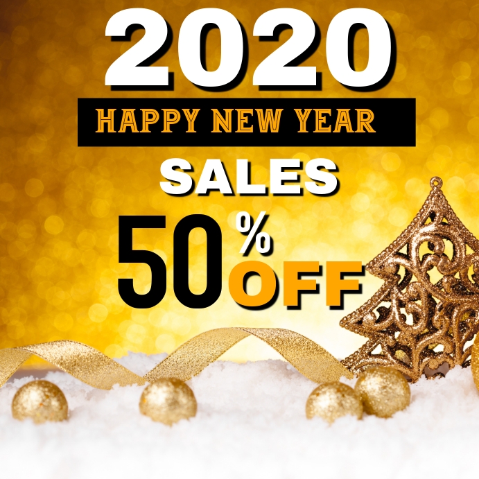 Creative year ads advertisements choose board most New Year sale advertisement Template | PosterMyWall