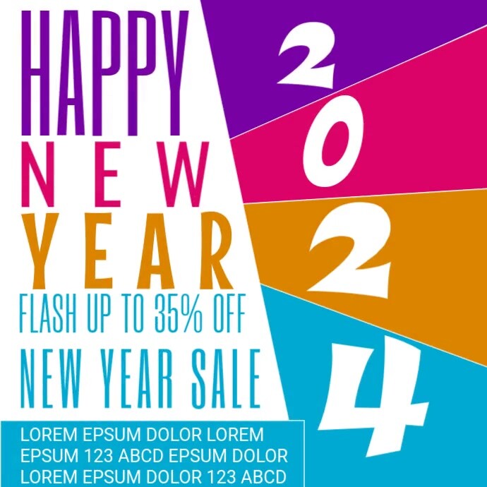 new year sale Template | PosterMyWall