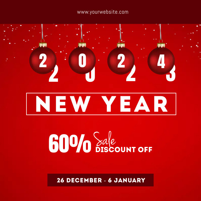 New Year Sale Template | PosterMyWall