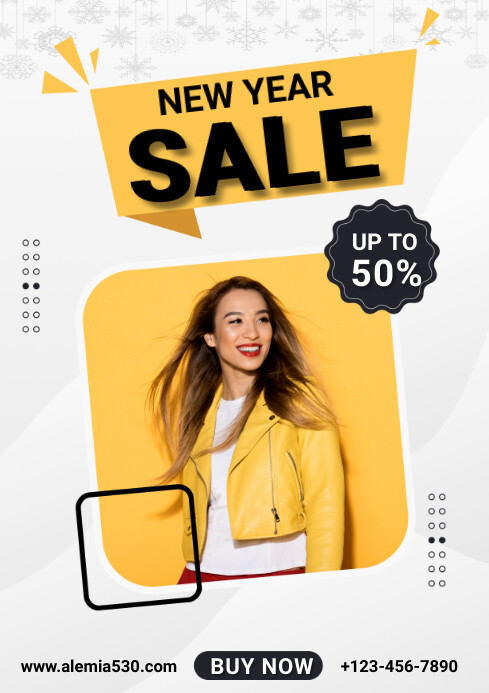 New Year Sale Template | PosterMyWall