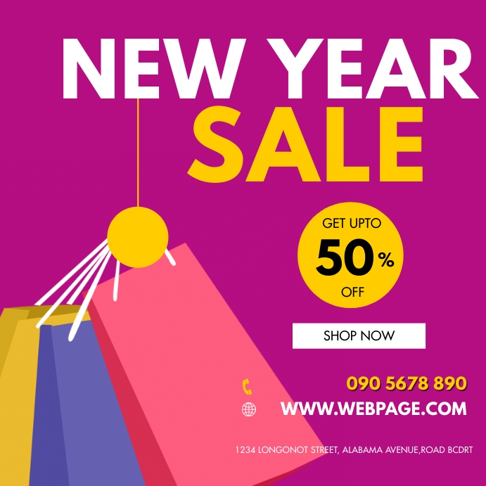 NEW YEAR SALE FLYER Template | PosterMyWall