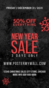 New Year Sale Instagram Stories Template