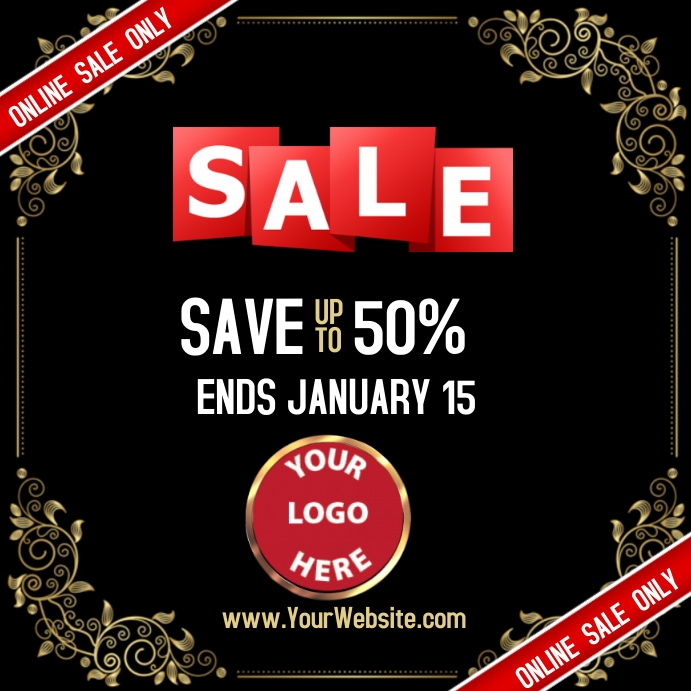 New Year Sale Online Template | PosterMyWall