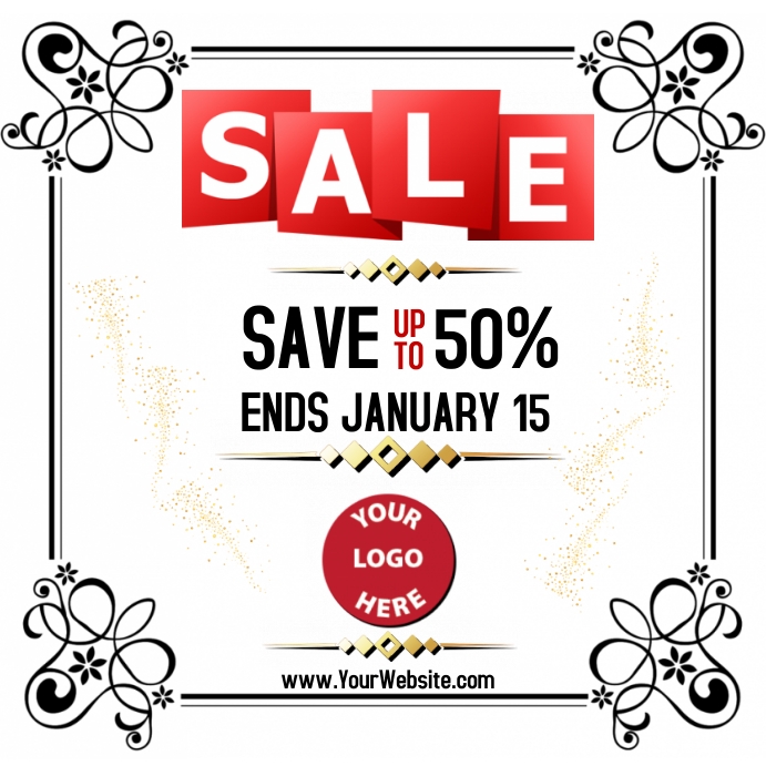 New Year Sale Online Template | PosterMyWall