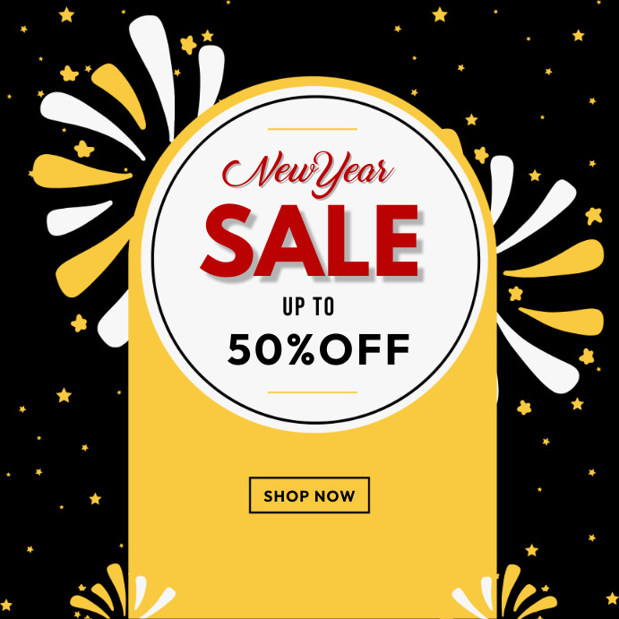 New Year Sale Template | PosterMyWall