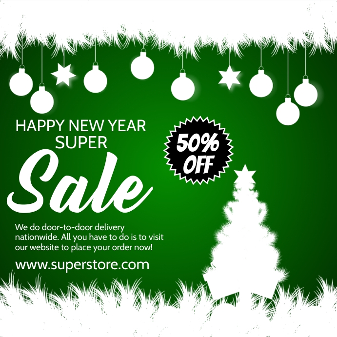 New Year Sale Template | PosterMyWall