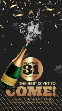 New Year Story Party template