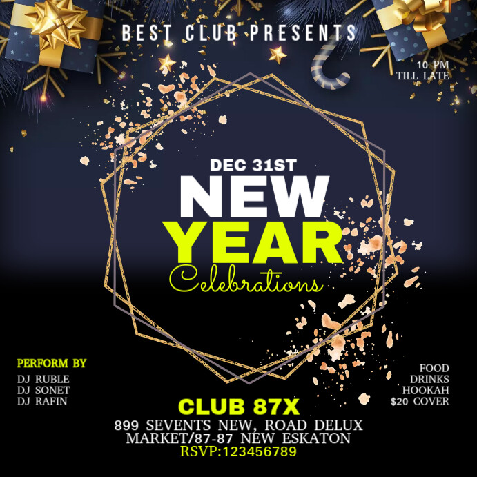 Copy of New Year Template | PosterMyWall