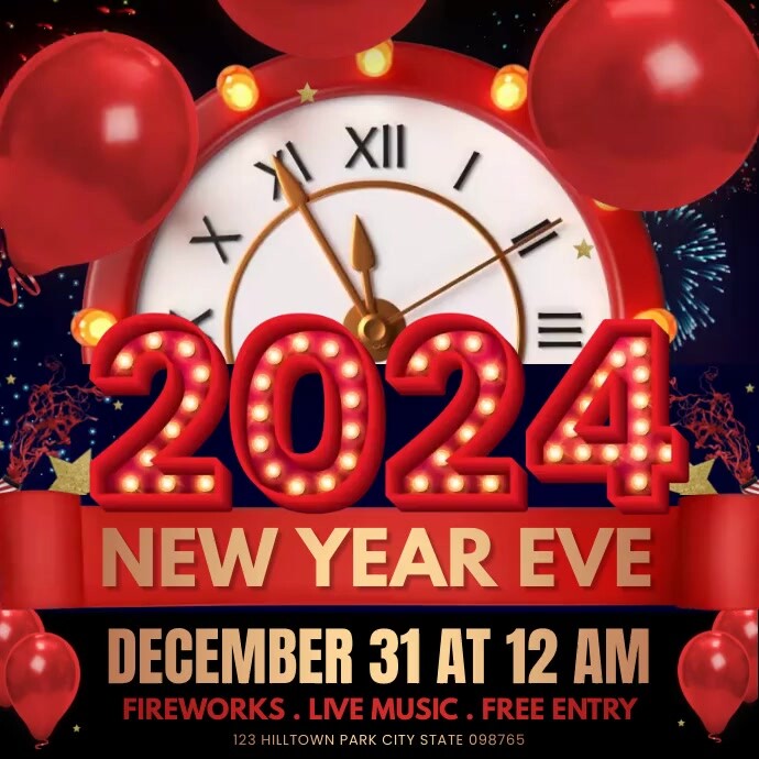 New Year Template PosterMyWall