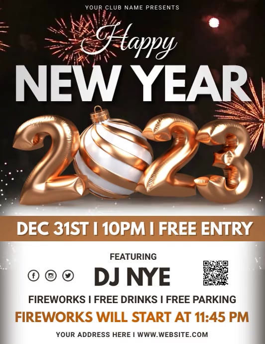 Copy of New Year Template | PosterMyWall Copy of New Year Template | PosterMyWall