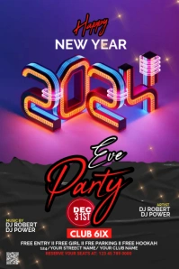 New Year Tumblr Graphic template