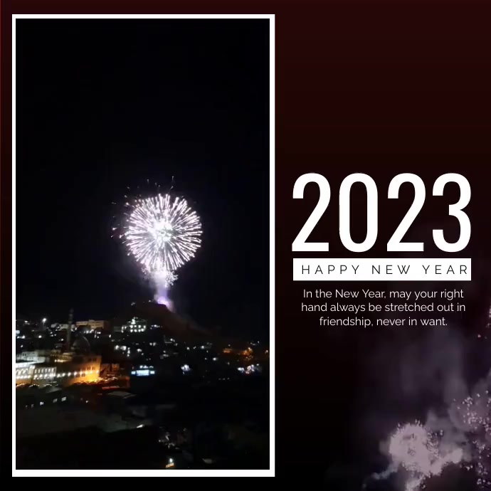 New Year Video 2023 for IG Template | PosterMyWall
