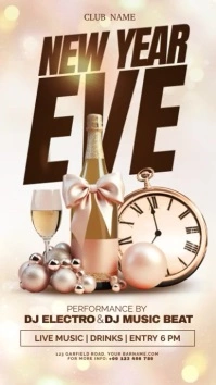 new year video template Instagram Story