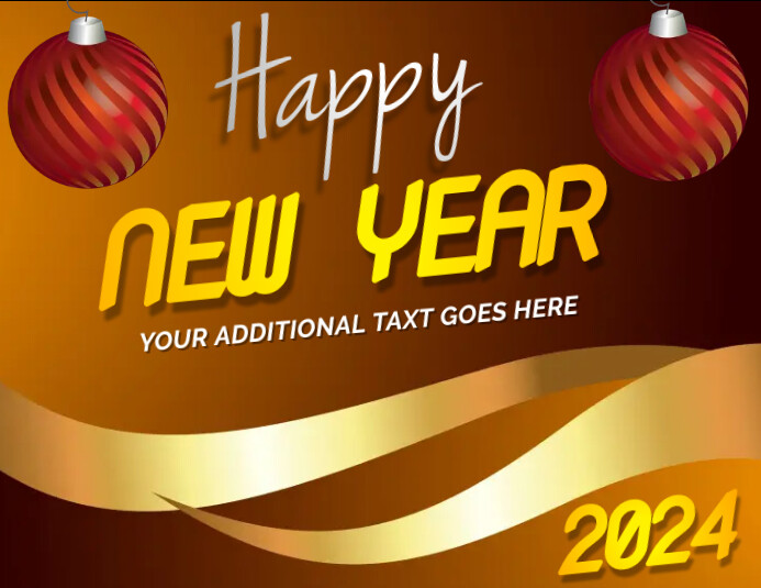 New Year Wish Template PosterMyWall