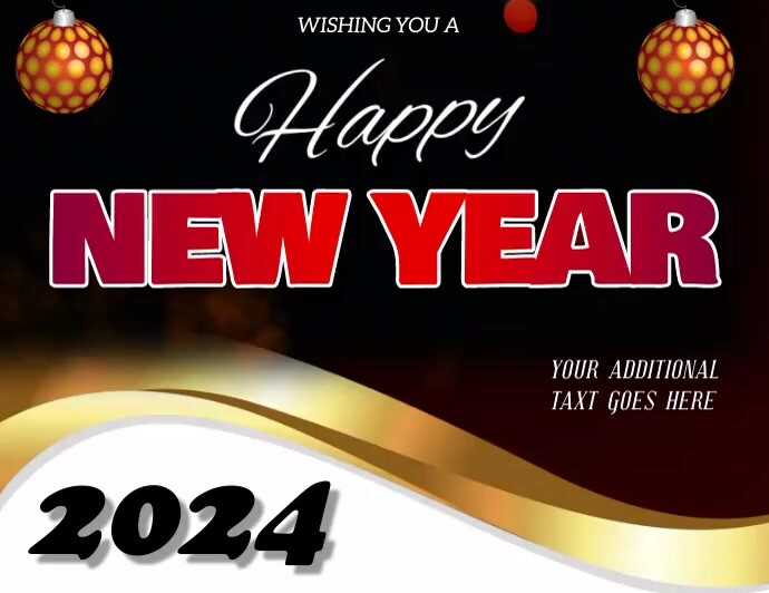New Year Wish Template PosterMyWall