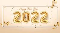 New Year Wish Twitter Post template