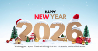 New Year Wish Facebook Ad template
