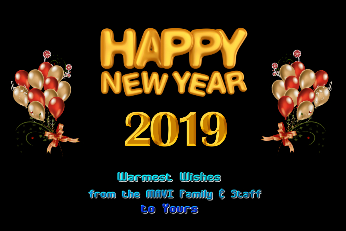 New Year Wishes 海报 template