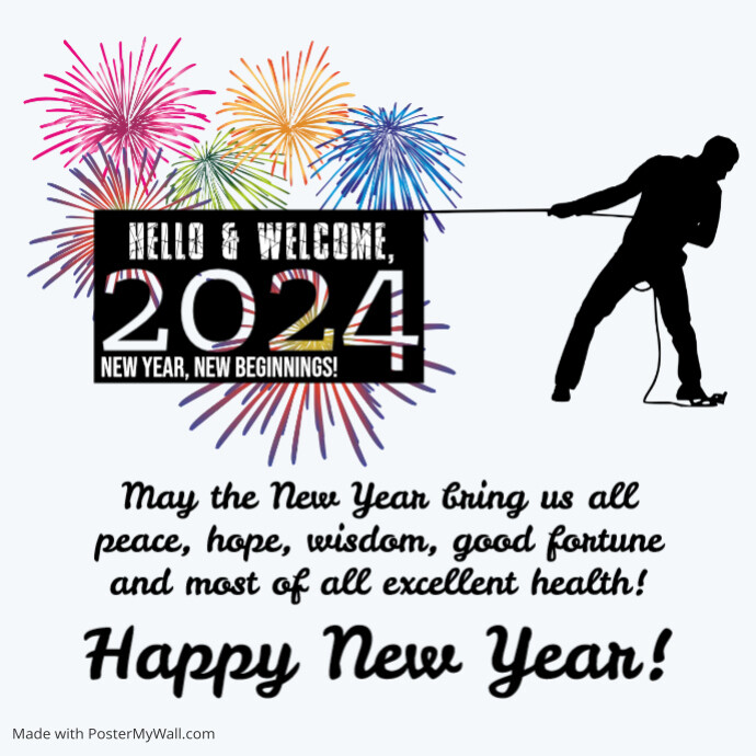 Copy of New Year Wishes | PosterMyWall