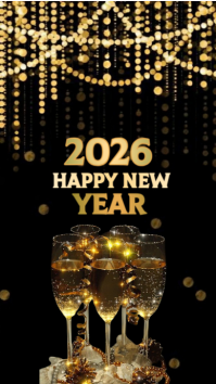 New Year Wishes Template Instagram Story